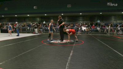 124 lbs Round Of 64 - Kailin Sebert, TX vs Justice Anthony, WV