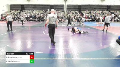 128-H lbs Round Of 32 - Christopher Cropanese, Hightstown vs Ryan Nicholson, N/a