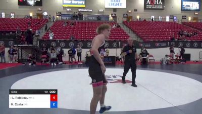 57 kg Cons 8 #1 - Lincoln Robideau, MN Elite Wrestling Club vs Marco Costa, California