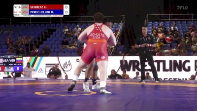 130 kg Semifinal - Cohlton Schultz, USA vs Moises Perez, VEN