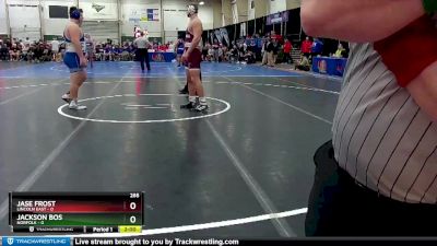 285 lbs Semis & 1st Wrestleback (8 Team) - Jackson Bos, Norfolk vs Jase Frost, Lincoln East