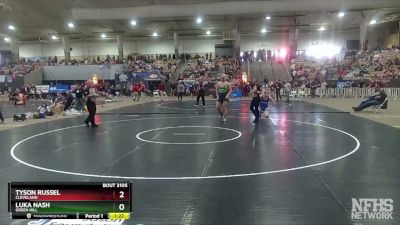 AA 285 lbs Champ. Round 1 - Tyson Russel, Cleveland vs Luka Nash, Green Hill