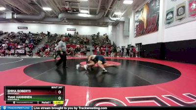 235 lbs Semifinal - Emma Roberts, Eaglecrest vs Tiani Hanninen, NORTHFIELD