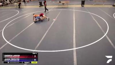 145 lbs Champ. Round 1 - Andrew Larson, MN Elite Wrestling Club vs Jaxon Mikolyzk, MN Elite Wrestling Club