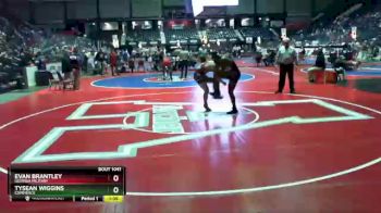 1 lbs Champ. Round 1 - Tysean Wiggins, Commerce vs Evan Brantley, Georgia Military