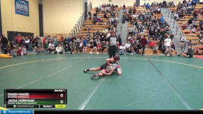 90 lbs Round 1 - Randi Magee, Baldwin-Woodville vs Jayda Hormann, Summit Wrestling Academy