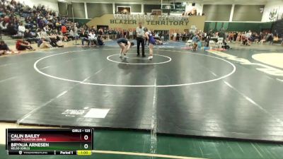 125 lbs Cons. Round 2 - Brynja Arnesen, Kelso (Girls) vs Calin Bailey, North Thurston (Girls)