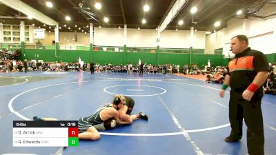 124 lbs Consi Of 8 #1 - Dillon Arrick, Arlington vs Gene Edwards, Central Valley Academy