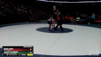 105 lbs Quarterfinal - Kiana Suro, Denver South vs Alexsys Jacquez, Fountain - Fort Carson