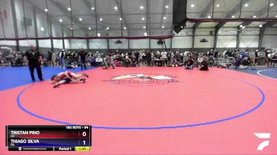 94 lbs Semifinal - Tristan Pino, CO vs Thiago Silva, CA