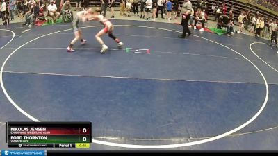 79 lbs Cons. Round 4 - Ford Thornton, Wasatch WC vs Nikolas Jensen, Champions Wrestling Club