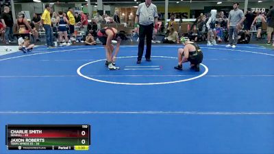 110 lbs Round 5 (8 Team) - Jaxon Roberts, Terps Xpress ES vs Charlie Smith, Seagull