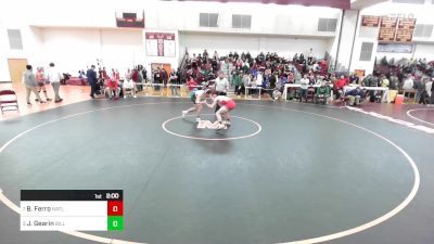 138 lbs Consi Of 4 - Braxton Ferro, North Attleborough vs Jackson Gearin, Billerica