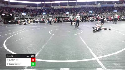 110 lbs Round Of 16 - Cameron Cundiff, Oak Park vs Dominic Goodman, Southern Illinois Bulldog WC