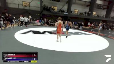 132 lbs Quarterfinal - Tas Storer, CA vs Tavarre Lee, WA