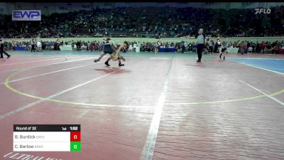 138 lbs Round Of 32 - Braylon Burdick, Sapulpa vs Colton Barlow, Broken Arrow