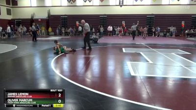 SPW-9 lbs Quarterfinal - James Lemon, Denver Wrestling Club vs Oliver Marcum, Tiger Hawk Wrestling Club