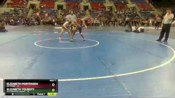 110 lbs Finals (8 Team) - Elizabeth Youboty, W2-Bismarck Legacy vs Elizabeth Mortensen, W1-Minot