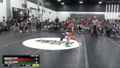 80 lbs 2nd Wrestleback (8 Team) - Braidyn Taby, Rebellion vs Deacon Gibbs, Legacy Blue