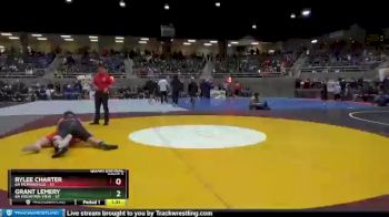 220 lbs Quarterfinals (8 Team) - Grant Lemery, 6A Mountain View vs Rylee Charter, 6A McMinnville