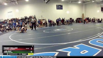 157 lbs Champ. Round 1 - Manny Wallace, Elmhurst University vs Jair Diaz, Harper College