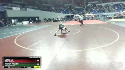 6A-152 lbs Cons. Round 3 - Kaden Miller, South Medford vs Long Le, David Douglas