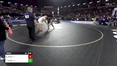 285 lbs Consi Of 16 #1 - Dylan Avila, Segerstrom (SS) vs Tevita Taufa, San Marcos (SD)