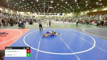 98 lbs Semifinal - Sawyer Greenstreet, Cornerstone vs Samuel Barton, Team Umpqua