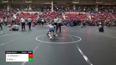 76 lbs Champ. Round 1 - Corbin Schlosser, SlyFox Wrestling Academy vs Henry Billet, Bobcat Wrestling Club