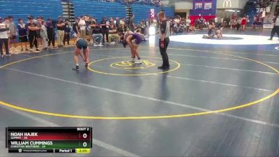 120 lbs Semis (4 Team) - William Cummings, Christian Brothers vs Noah Hajek, Summit