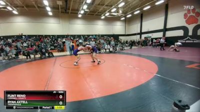 165C Round 3 - Ryan Axtell, Thermopolis vs Flint Reno, Campbell County