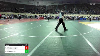 94 lbs 5th Place - Halle Wassenberg, Sallisaw Takedown Club vs Jaeden Wheeler, Chickasha Wrestling