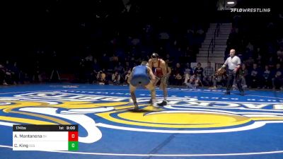 174 lbs Anthony Mantanona, OK vs Cade King, SDSU