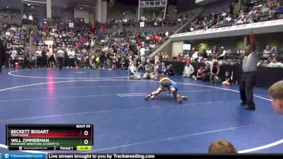 70 lbs Round 4 - Will Zimmerman, Ironhawk Wrestling Academy IA vs Beckett Bogart, Team Agoge