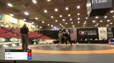 84 kg Rr Rnd 2 - Anthony Fox, Impact Indiana vs Ryan Loder, Apex Wrestling Academy