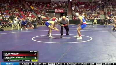 1A-106 lbs Champ. Round 1 - Kanaan Delagardelle, Don Bosco vs Caleb Wisecup, Ogden