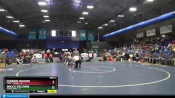 160 lbs Finals (2 Team) - Conner Weaver, Fred T Foard vs Brock Sullivan, Union PInes