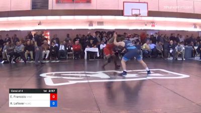 97 kg Consolation - Enock Francois, New York Athletic Club vs Riley Lefever, Nittany Lion Wrestling Club