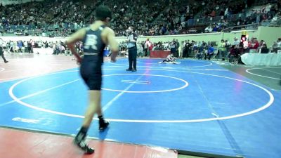 110 lbs Round Of 64 - Diesel Pedersen, Broken Arrow vs Silas Covington, Cascia Hall