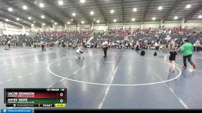 66 lbs 1st Place Match - Jacob Dennison, Charger Wrestling Club vs Hayes Wade, Fremont Wrestling Club