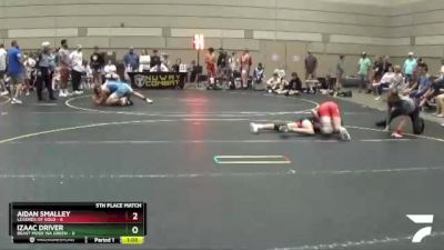 117 lbs Finals (8 Team) - Aidan Smalley, Legends Of Gold vs Izaac Driver, Beast Mode WA Green