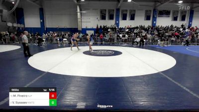 195 lbs Quarterfinal - Marc Pineiro, Saint John's Prep vs Vassilli Syssoev, Newton South