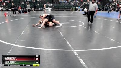 285 lbs Finals (2 Team) - Ayden Viox, Northern State vs Jake Boley, Nebraska-Kearney