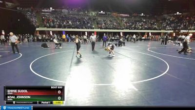 120 lbs Round 3 - Emmie Sudol, Iowa vs Koal Johnson, Iowa