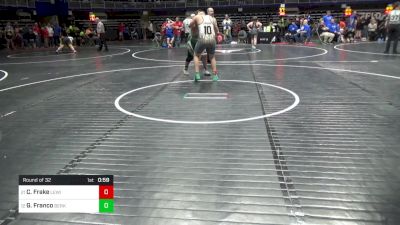 200 lbs Round Of 32 - Caden Frake, Lewisburg vs Gabriel Franco, Berks Catholic