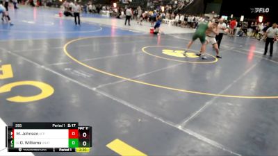 285 lbs Semifinal - Oscar Williams, Unattached vs Myles Johnson, Air Force Prep