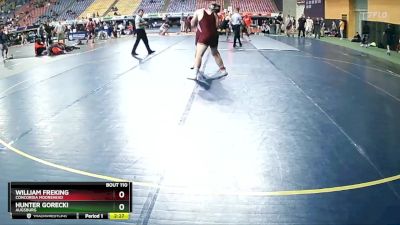 285 lbs Quarterfinal - Hunter Gorecki, Augsburg vs William Freking, Concordia Moorehead