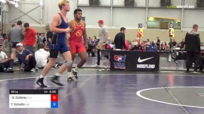 86 kg Round Of 64 - Sam Colbray, Cyclone Regional Training Center vs Trenton Schultz, University Of Northern Colorado- Unattached