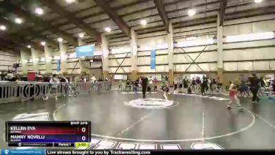 80 lbs 1st Place Match - Kellen Eva, Nevada vs Manny Novelli, Alaska