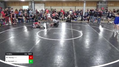 M 66 lbs Consi Of 16 #2 - Maxton Young, Binghamton vs Gavin Portelli, Norwich